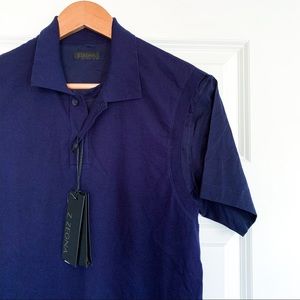 NWT Navy Blue Polo by Z Zegna